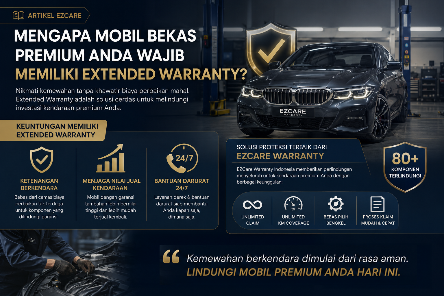 Mengapa Mobil Bekas Premium Anda Wajib Memiliki Extended Warranty?
